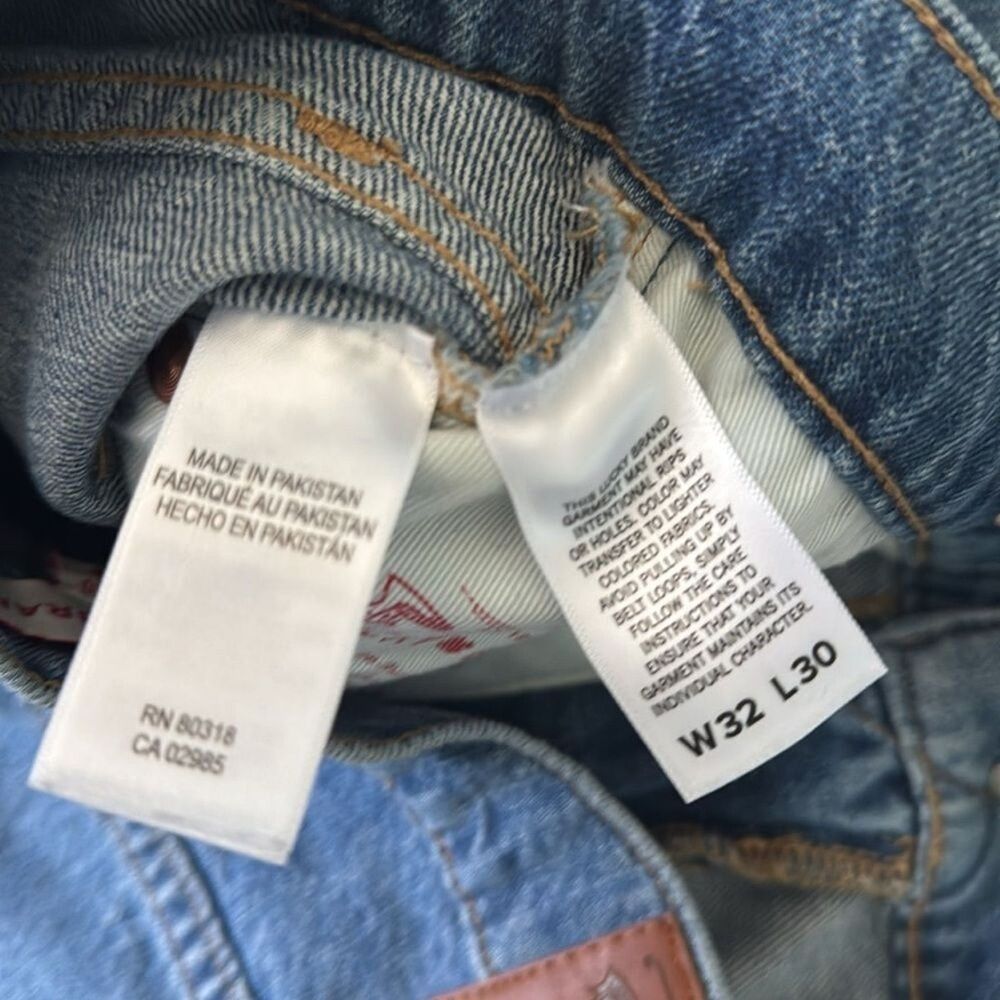 Lucky Brand 410 Athletics Straight Jeans 32 x 30 - Picture 4 of 5